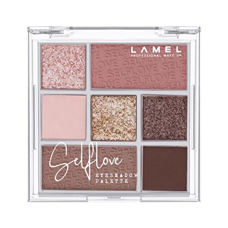 Lamel SELFLOVE Eyeshadow Göz Farı Paleti Mat,Parlak ve Sedefli Tonlar No 402