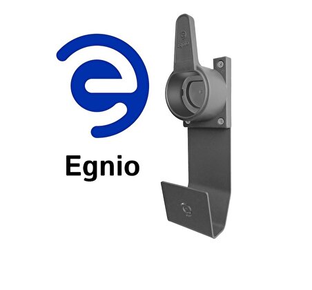 Egnio Tip2 Elektrikli Araç Şarj Kablosu Düzenleyici ve Metal Askı(Organizer)Gri