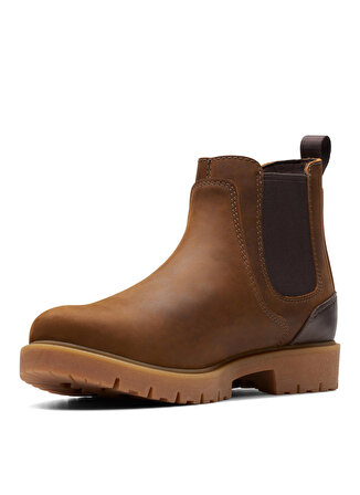 Clarks Deri Kahve Erkek Bot Rossdale Top