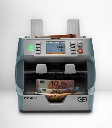 Giesecke&Devrient ProNote 1.5 Banknot Sayma Makinesi, 25 Ülke Para Birimi Sayar