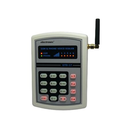 Electrosec GD-17A  1+ Kanal SMS Otomasyon (+ Op. 8 Kanal )
