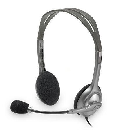 Logitech H110 Mikrofonlu Stereo Standart Kulak Üstü Kablolu Kulaklık