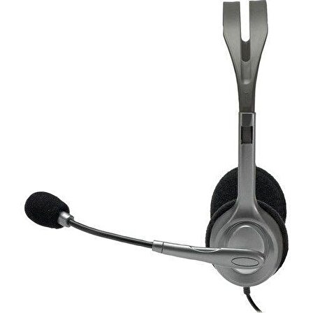 Logitech H110 Mikrofonlu Stereo Standart Kulak Üstü Kablolu Kulaklık