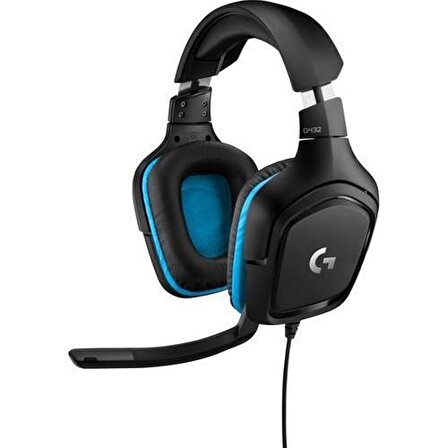 Logitech G432 Wired Gaming Mikrofonlu Stereo Gürültü Önleyicili Oyuncu Kulak Üstü Kablolu Kulaklık