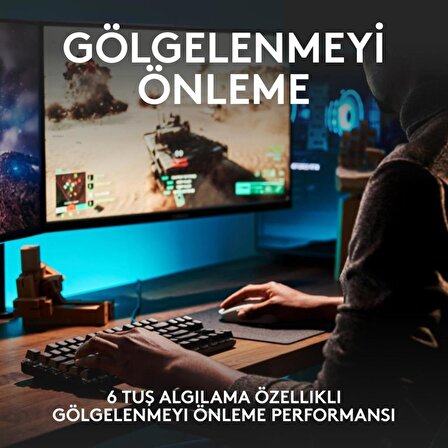 Logitech G413 Mekanik Aydınlatmalı Türkçe Kablolu Oyuncu Klavyesi - Siyah