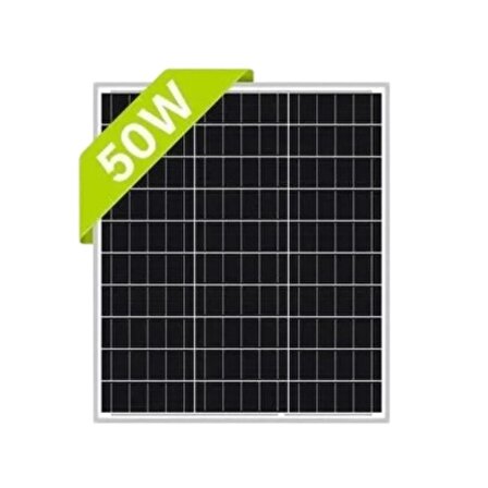 50W 12V Monokristal Solar Panel