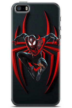 Apple iPhone 5 uyumlu Ai 1 HD UV Baskı Spider Man
