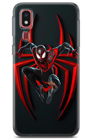 Samsung Galaxy A2 Core uyumlu Ai 1 UV Silikon Spider Man