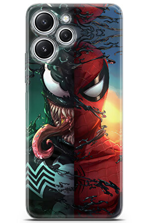 Xiaomi Redmi 12 uyumlu Ai 10 Arka Kapak Venom Spider Man