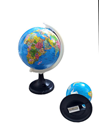 Küre Kalemtraş - Dünya Küresi Şekilli Kalemtraş - 1 Adet