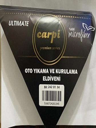 Mikrofiber Oto Yıkama Ve Kurulama Eldiveni Mavi