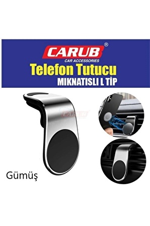 Mıknatıslı L Tipi Telefon Tutucu