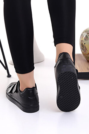 Wordex A2003 Çift Cırtlı Kadın Günlük Dikişli Spor Sneaker Günlük Ayakkabı