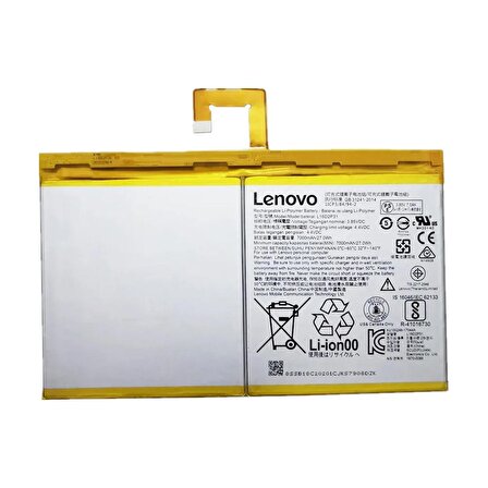 Lenovo Tab4 10 Plus Uyumlu TB-X704F X704L Pil Batarya L16D2P31 7000mAh
