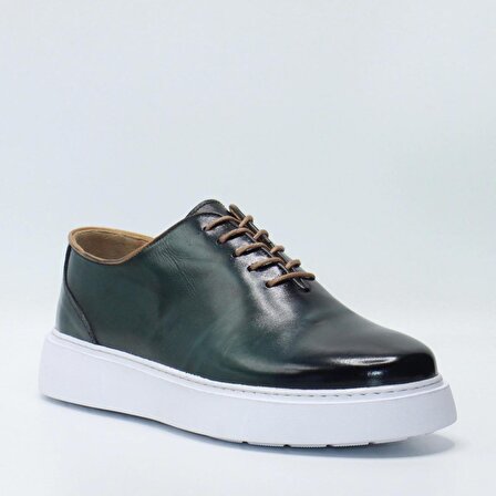 Bruno Shoes Günlük Erkek Deri Eva Taban Ayakkabı-P05-10821E-Yeşil-042