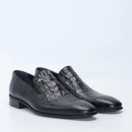 Bruno Shoes Klasik Erkek Deri Neolit Taban Ayakkabı-Z01-7009N-Siyah-601