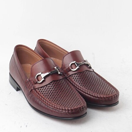 3185N Erkek Deri Klasik Neolıt Taban Ayakkabı-Kahve