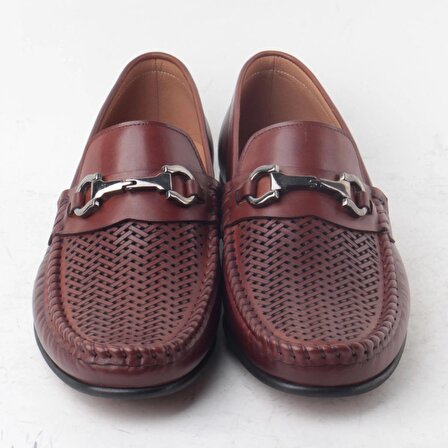 3185N Erkek Deri Klasik Neolıt Taban Ayakkabı-Kahve