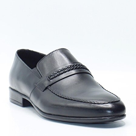 Bruno Shoes Klasik Erkek Deri Kaucuk Taban Ayakkabı B16-8030KA-Siyah-142
