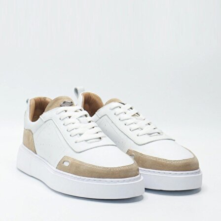 Bruno Shoes Günlük Erkek Deri Eva Taban Ayakkabı-P05-10872E-Beyaz-084