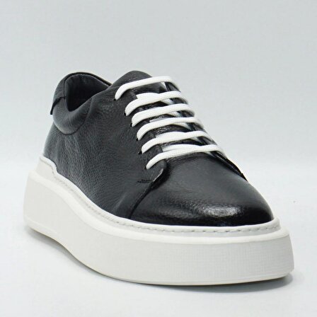 Bruno Shoes Günlük Erkek Deri Eva Taban Ayakkabı O06-3940E-Siyah-130