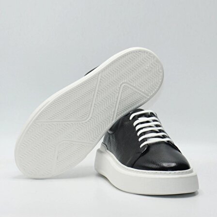 Bruno Shoes Günlük Erkek Deri Eva Taban Ayakkabı O06-3940E-Siyah-130