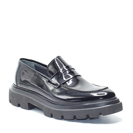 Bruno Shoes Klasık Erkek Deri Eva Taban Ayakkabı-M06-1091E-Siyah-007