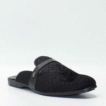 Bruno Shoes Günlük Erkek Deri/İtalian Fabric Kaucuk Taban Sabo-M06-1048KA-Siyah-960