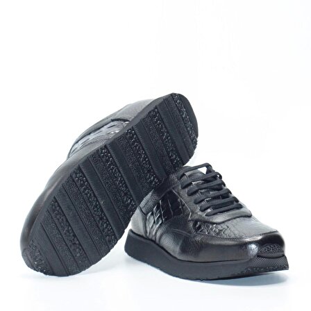 Bruno Shoes Günlük Erkek Deri Eva Taban Ayakkabı O06-065E-Siyah-601