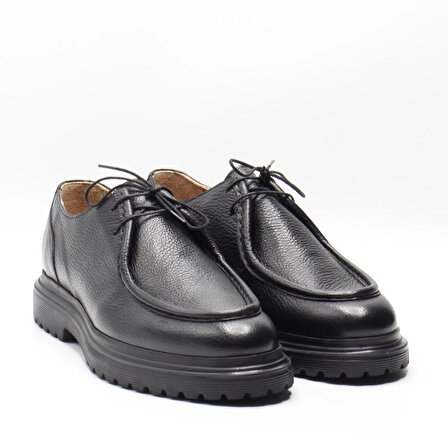 Bruno Shoes Günlük Erkek Deri EvaTaban Ayyakkabı-Siyah-1617E