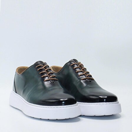 Bruno Shoes Günlük Erkek Deri Eva Taban Ayakkabı-P05-10821E-Yeşil-042