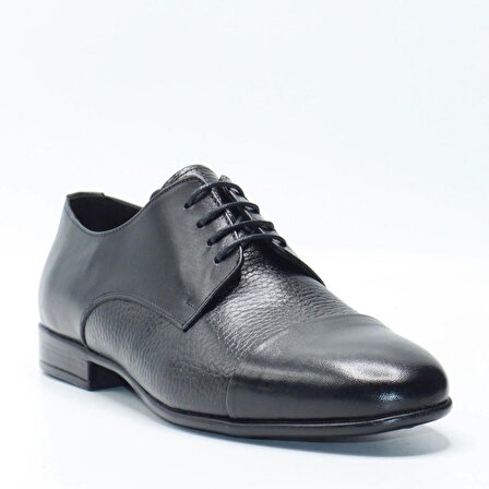 Bruno Shoes Klasik Erkek Deri Kaucuk Taban Ayakkabı B16-8033KA-Siyah-142