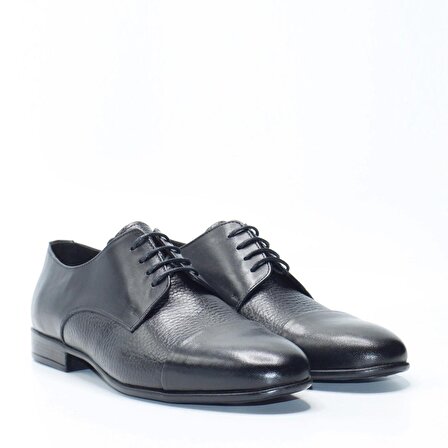 Bruno Shoes Klasik Erkek Deri Kaucuk Taban Ayakkabı B16-8033KA-Siyah-142
