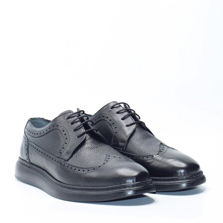 Bruno Shoes Günlük Erkek Deri Eva Taban Ayakkabı-S13-102E-Siyah-001