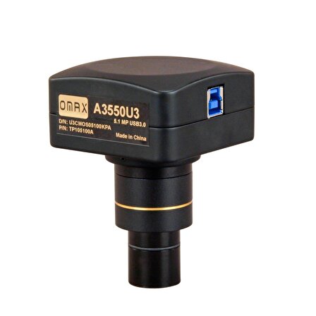 OMAX Mikroskop İçin A3550U3 5MP USB 3.0 Dijital Kamera