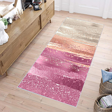 Dijital Baskı Yıkanabilir Kaymaz Taban Salon Halısı Ve Yolluk RVG0241