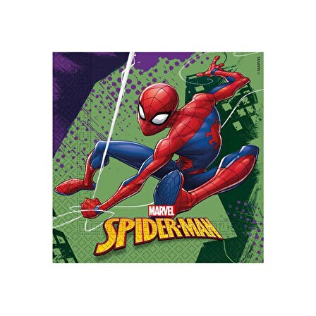LSM4484 Spiderman Team Up Kağıt Peçete 20 adet 33x33 cm
