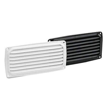 Ventilation Shaft Grilles Cover, 200x100mm, White