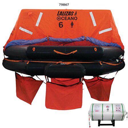 LALIZAS Cansalı SOLAS OCEANO,Throw-overboard Type,8 prs,flat pack (A)