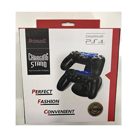 Kontorland Ps4 Gamepad Çift Şarj Standı Askılı Model