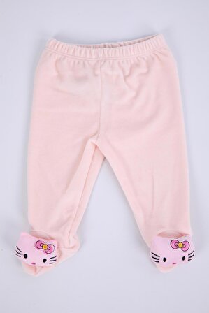Kadife Oyuncaklı Kız Erkek Bebek Çocuk Pantolon Hello Kitty 