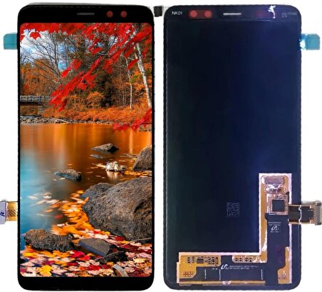 Samsung Galaxy A530 Lcd A8 2018 Revize Ekran Dokunmatik SM-A530F