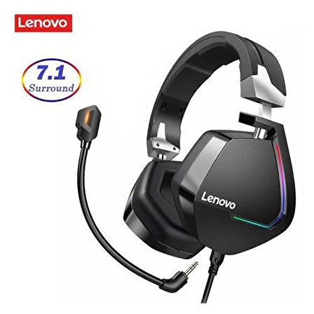 Lenovo H402 Mikrofonlu Stereo RGB Gürültü Önleyicili Oyuncu Kulak Üstü Kablolu Kulaklık