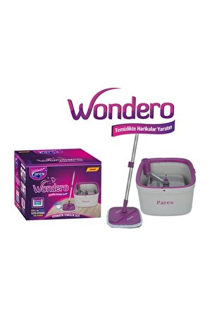 Parex Wondero +2 Yedek Moplu Bezli Temiz Su Ile Kirli Su Ile Ayıran Otomatik Temizlik Seti