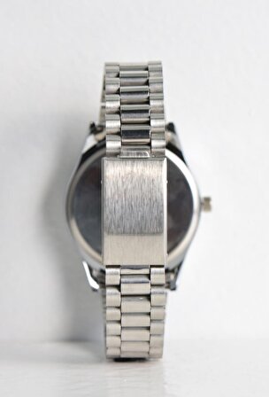 Erkek Çelik Kol Saat K1750 - Gümüş Siyah