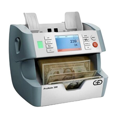 Giesecke&Devrient ProNote 300 Banknot Sayma Makinesi, 22 Ülke Para Birimini Sayar, SahteBanknot Yakalar