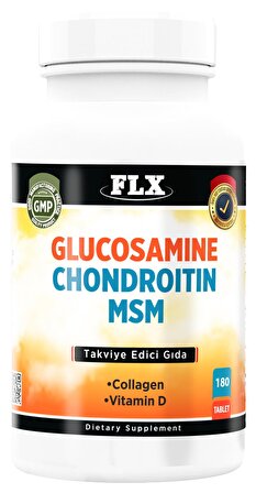 Glucosamine Chondroitin MSM Collagen Vitamin D Glukozamin 180 Tablet