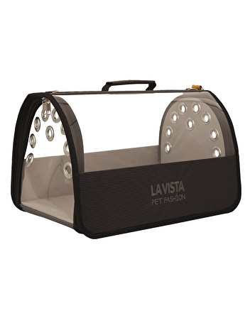 Lavista Şeffaf Flybag Pet Taşıma Çantası Füme 26x43x27h Cm