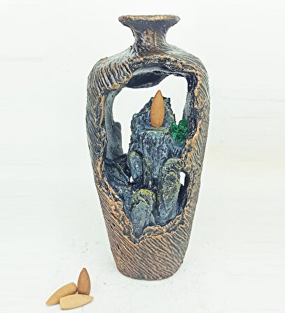 Büyük Antik Vazo Geri Akış Tütsülük