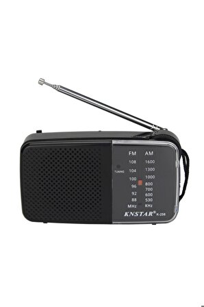 Radyo Pilli Cep Radyosu Fm-am Güçlü Çekim Kaliteli Kulaklık Girişi Olan El-cep-deprem Çantası Radyo